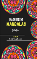 Magnificent Mandalas to Color - Adult Coloring Book: Wonderful Mandalas for enthusiasts - Coloring Book Adults and Children Anti-Stress and Relaxing - Objects, Animals, Landscapes, Fruits, Vegetables -