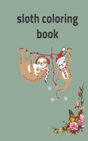 sloth coloring book