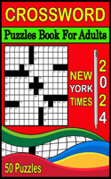 2024 New York Times Crossword Puzzles Book For Adults