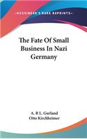 Fate Of Small Business In Nazi Germany