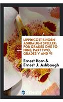 Lippincott's Horn-Ashbaugh Speller