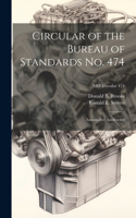Circular of the Bureau of Standards No. 474