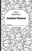 Boys Basketball Coaches Planner Dates
