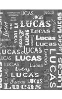 Lucas Composition Notebook Wide Ruled
