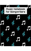 Music Notebook For Songwriters