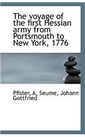 The Voyage of the First Hessian Army from Portsmouth to New York, 1776