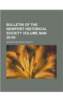 Bulletin of the Newport Historical Society Volume 26-50