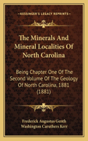 Minerals And Mineral Localities Of North Carolina