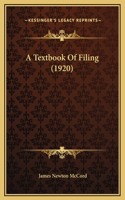 A Textbook Of Filing (1920)