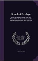 Breach of Privilege