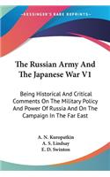 Russian Army And The Japanese War V1