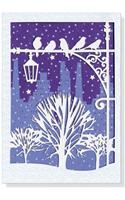 Winter Roost Laser Cut Holiday Cards