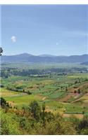 Green Rolling Landscape in Guatemala Journal: 150 page lined notebook/diary