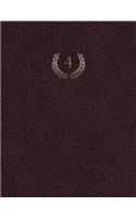 Monogram "4" Sketchbook: (30 Monogram Maroon 150 Sketch)