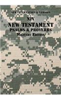 NIV, New Testament with Psalms and   Proverbs, Military Edition, Paperback, Digi Camo