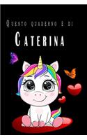 Questo quaderno è di Caterina