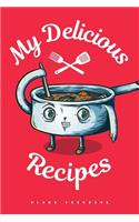 My Delicious Recipes - Blank Cookbook