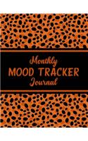 Monthly Mood Tracker Journal: 8.5 x 11 Mood Tracking Workbook Pages For Writing