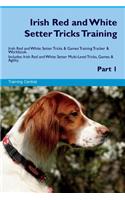 Irish Red and White Setter Tricks Training Irish Red and White Setter Tricks & Games Training Tracker & Workbook. Includes: Irish Red and White Setter Multi-Level Tricks, Games & Agility. Part 1