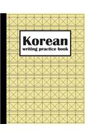 Korean Writing Practice Book