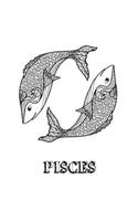 Pisces: Coloring Book with Three Different Styles of All Twelve Signs of the Zodiac. 36 Individual Coloring Pages. 8.5 x 11(12 Zodiac Coloring Book)