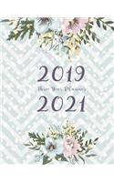 2019-2021 Three Year Planner: 3 Year Planner 2019-2020-2021, 36 Months Planner and Calendar, Three Year Calendar Planner, Monthly Calendar Planner, Agenda Daily Planner, Personal(2 2019-2021 Monthly Planner, 3 Year)