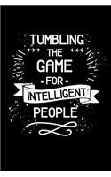 Tumbling the Game for Intelligent People: Blank Ruled Lined Composition Notebook
