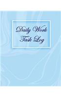 Daily Work Task Log