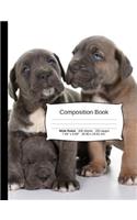 Cane Corso Composition Notebook: A Wide Ruled Exercise Book for Writing and Journaling