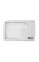 Lighted Wallet Magnifier, Silver