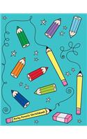 Perky Pencils Sketchbook: Jumbo Drawing Pad for Sketching, Doodling and Coloring