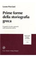 Prime Forme Della Storiografia Greca