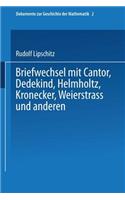 Briefwechsel mit Cantor, Dedekind, Helmholtz, Kronecker, Weierstrass und anderen