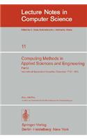 Computing Methods in Applied Sciences and Engineering