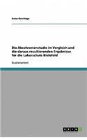 Die Absolventenstudie im Vergleich und die daraus resultierenden Ergebnisse für die Laborschule Bielefeld