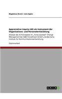 Appreciative Inquiry (AI) als Instrument der Organisations- und Personalentwicklung