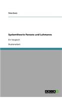 Systemtheorie Parsons und Luhmanns