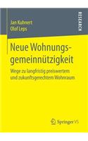 Neue Wohnungsgemeinnützigkeit