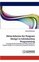 Meta-Schema for Program Design in Introductory Programming