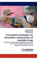 Formulation Strategies for Dissolution Enhancement of Insoluble Drugs