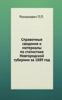 Spravochnye svedeniya i materialy po statistike Novgorodskoj gubernii za 1889 god