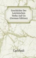 Geschichte Der Lateinischen Verba Auf-Uo (German Edition)