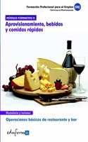 Modulo Formativo 2. Aprovisionamiento, Bebidas y Comidas Rapidas. Operaciones Basicas de Restaurante y Bar