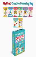 Lkg Class Picture Colouring Bag : Colouring Books For Children, All In One essential Colouring Book, Gift Set For Kids Picture Library Bag Of 8 Colouring Books