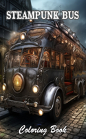 Steampunk Bus Coloring Book