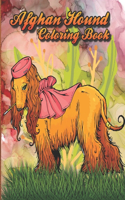 Afghan hound coloring book