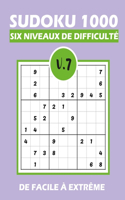 SUDOKU 1000 six niveaux de difficulté V.7