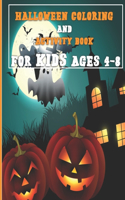 Halloween Activity Book for Kids Ages 4-8