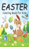 Easter Coloring Book For Kids Ages 2-5