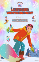 Lustiger Wintersport - Malbuch für Kinder - Kreative und fröhliche Illustrationen zur Förderung des Sports: Unterhaltsame Sammlung bezaubernder Wintersportszenen für Kinder